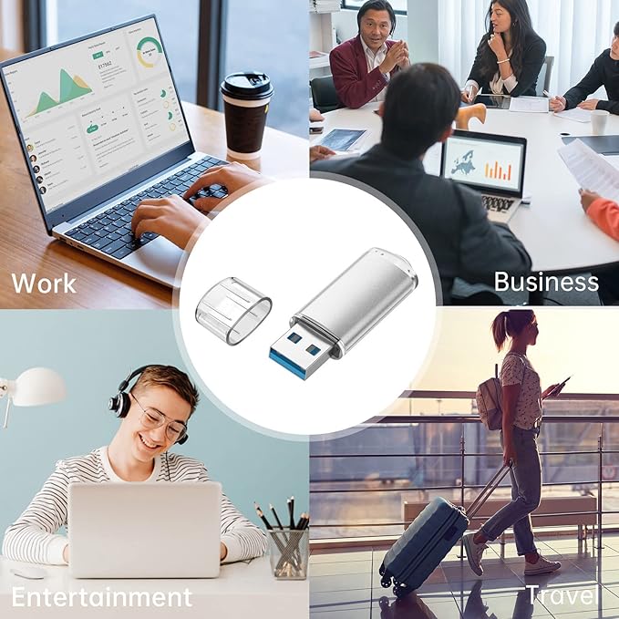 TOPESEL 32GB 10Pack 3.0 USB Flash Drive High Speed 32G Thumb Drive Memory Stick - Image 7