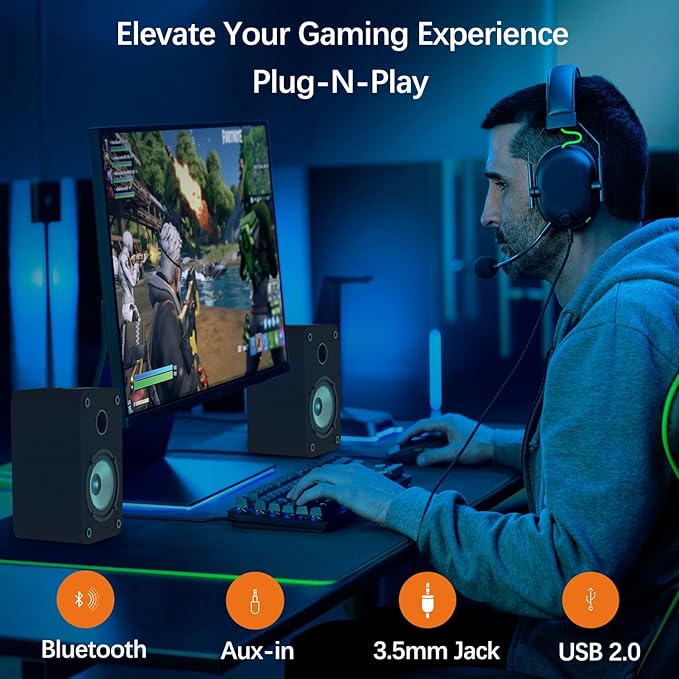 LONPOO Blueooth Computer Speakers - Image 2