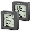 2 Pcs Digital Hygrometer Indoor Thermometer Humidity Meter Room Thermometer by QPEUIM