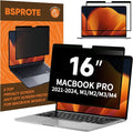 Privacy Screen for MacBook Pro 16 Inch, Removable Anti-Spy Filter for Mac Pro by BSPROTE