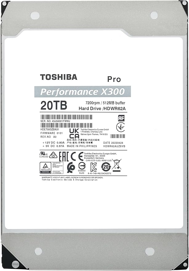 Toshiba X300 PRO 20TB High Workload Performance - Image 6