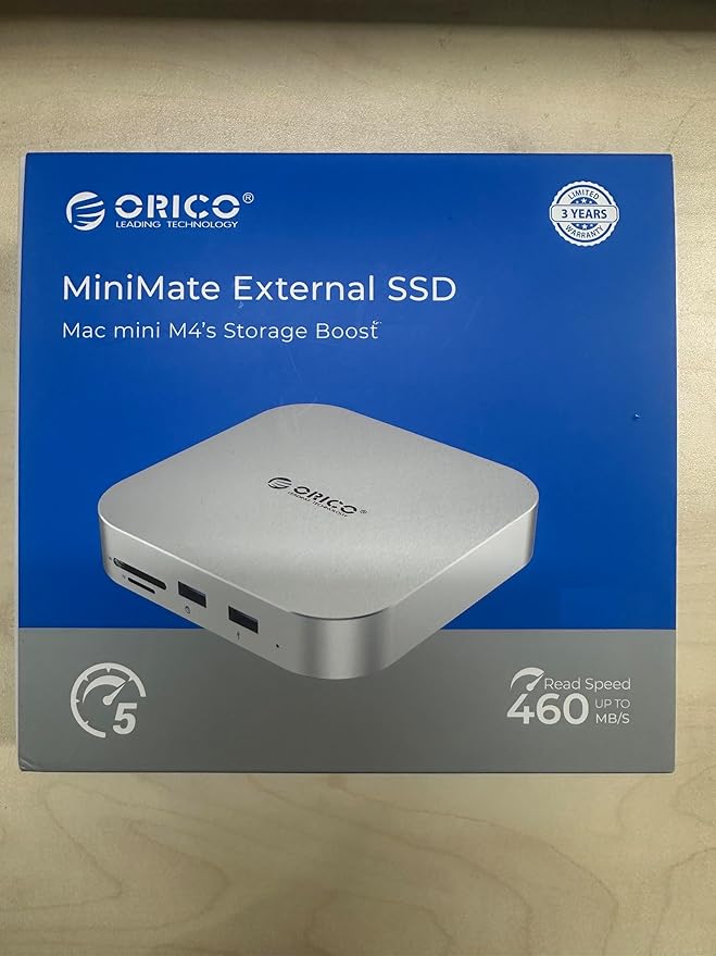 ORICO MiniMate SE Mac mini M4 512GB Storage & Docking Station, External SATA - Image 9
