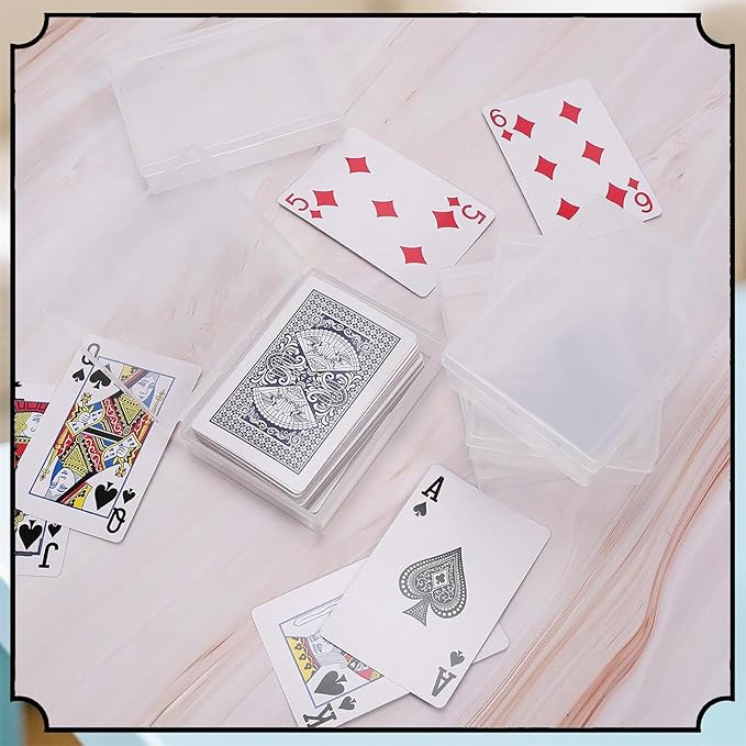 24 Pack Playing Card Case, Empty Deck Cases, Plastic Storage Box Deck Holder - Image 6