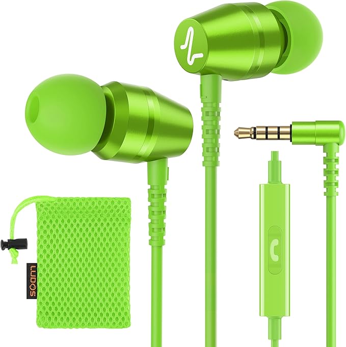 LUDOS OMNITONE Wired Earbuds in-Ear Headphones, 5 Years Warranty, Earphones by Ludos