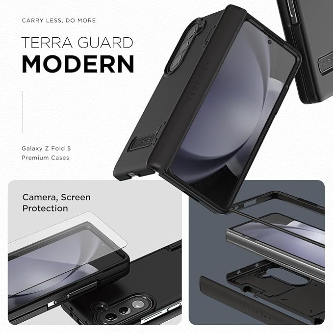 VRS DESIGN Phone Case for Galaxy Z Fold 5 5G, Premium Modern Neat Style Case - Image 5
