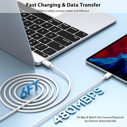 iPhone Charger Fast Charging, 40W Dual USB C Wall Charger Apple MFi Certified - Image 4