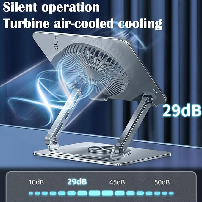 Laptop Cooling Pad 360° Rotating Laptop Stand - Image 2