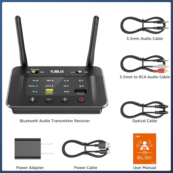 1Mii B03S Bluetooth 5.3 Transmitter Receiver - Image 8
