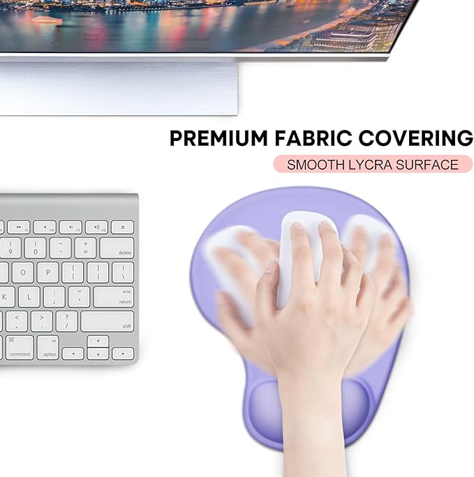JIKIOU Mouse Pad, 2 Pack Ergonomic Mouse Pads - Image 6