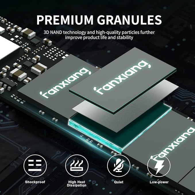 S500 Pro 512GB NVMe SSD M.2 PCIe Gen3x4 2280 Internal Solid State Drive - Image 3