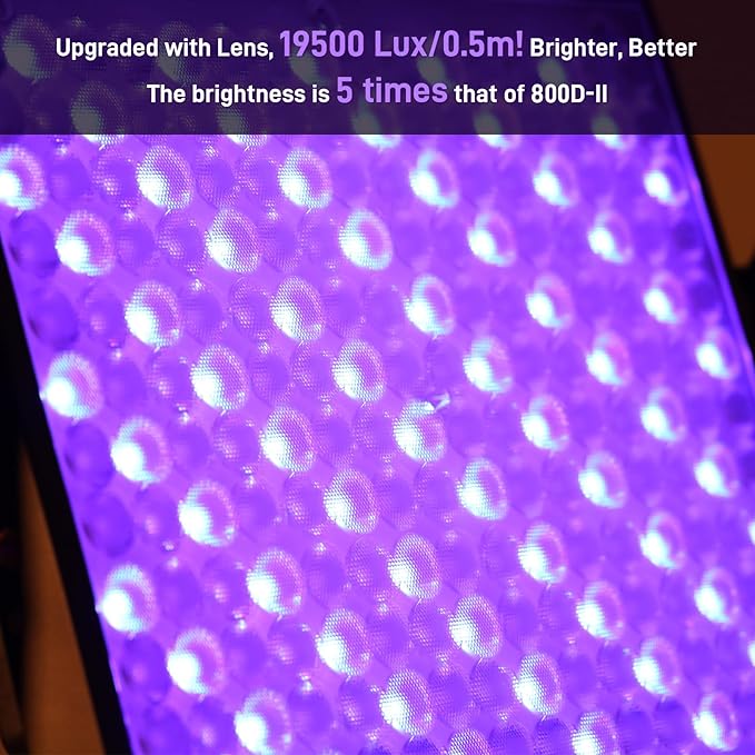 GVM 800D RGB LED Video Light, 2026 Upgraded Panel Light - Image 2