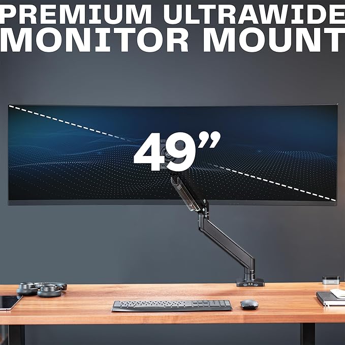 VIVO Premium Aluminum Heavy Duty Monitor Arm - Image 4