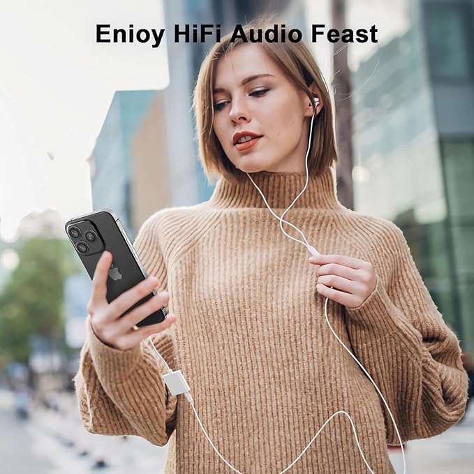 2Pack iPhone 16 15 Headphone Adapter, 2 in 1 USB C to 3.5mm Aux Audio Dongle - Image 9