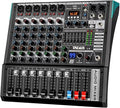 Audio Mixer, TKLBLS Professional 8 Channel DJ Mixer Board by TKLBLS