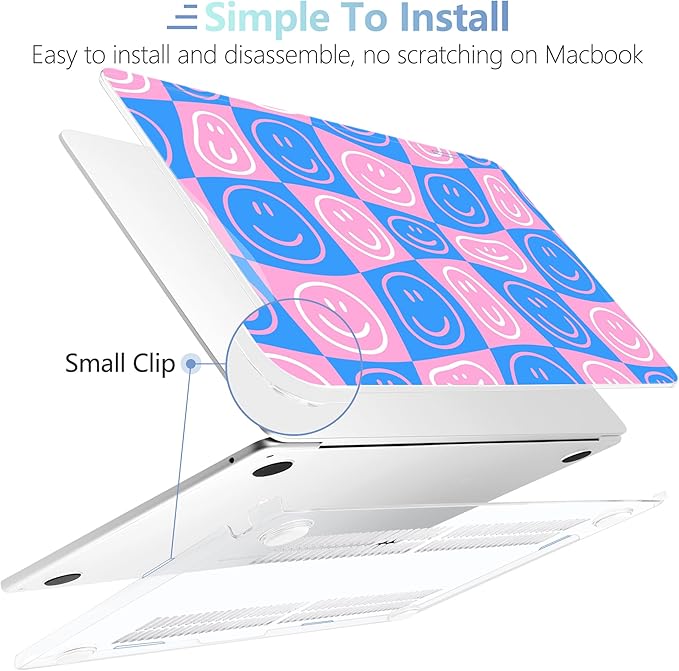MEEgoodo Case for MacBook Air M4/M3/M2 13.6 inch 2025 2024 2022, Fit Model - Image 5