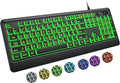 Large Print Keyboard by KOPJIPPOM