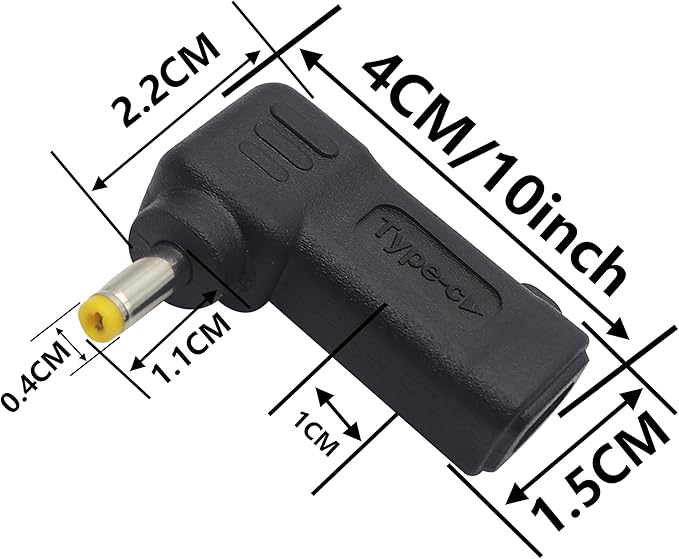 90W PD USB C to DC4017 Power Converter Type to DC 4017 Laptop Charging Adapter - Image 2