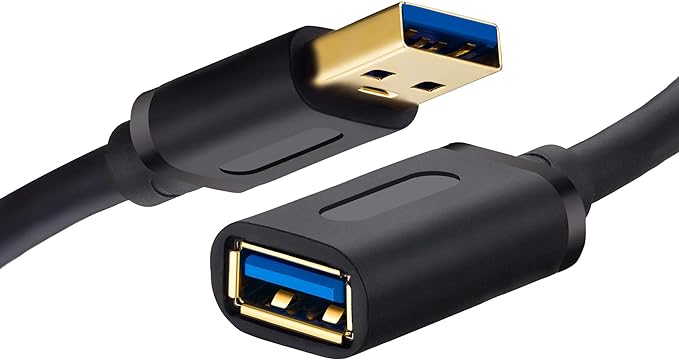 Tan QY USB 3.0 Extension Cable 3Ft, USB 3.0 High Speed Extender Cord Type A by Tan+QY