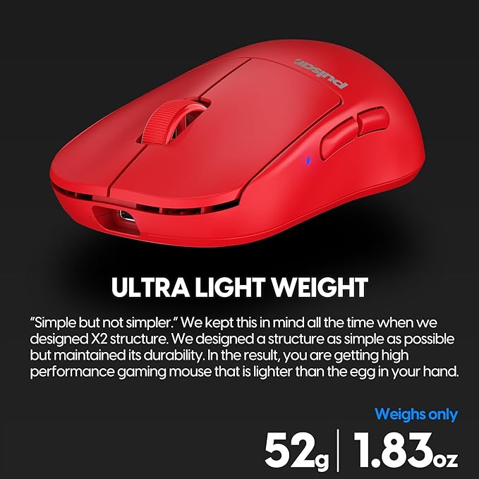 Pulsar Gaming Gears X2H mini Wireless Gaming Mouse, Limited Color Edition - Image 4
