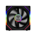 GAMDIAS 120mm ARGB PWM Case Fan, 2 Blades in 1 Fan Pack, Sync by GAMDIAS