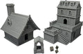Medieval Miniature Building Terrain Set Compatible by HAUTICO