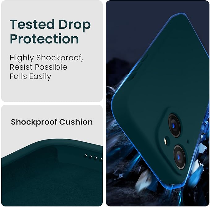 FireNova Designed for iPhone 15 Plus Case, Silicone Case with, Soft - Image 4