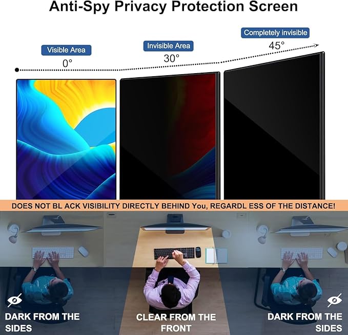 27 Inch Computer Privacy Screen Shield - Image 3