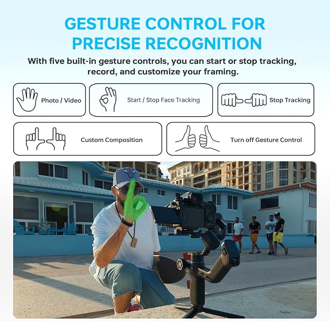 FeiyuTech SCORP Mini 3 Pro Camera Gimbal – AI 4.0 Tracking, Detachable Handle - Image 6