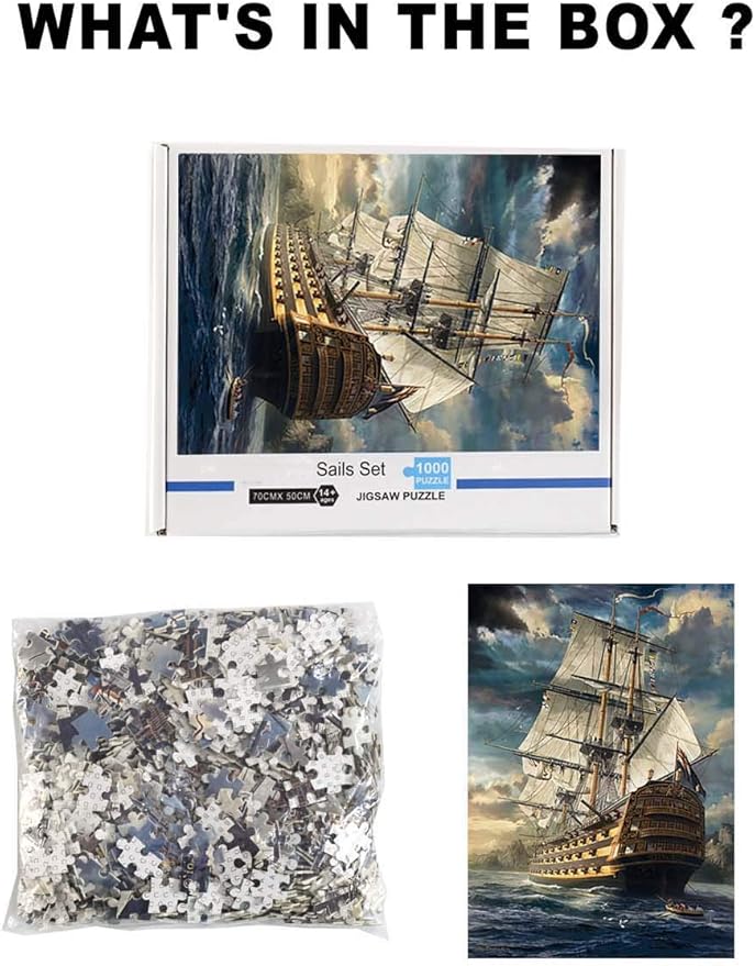 1000 Piece Jigsaw Puzzle, The Great Voyage Puzzle - Image 7