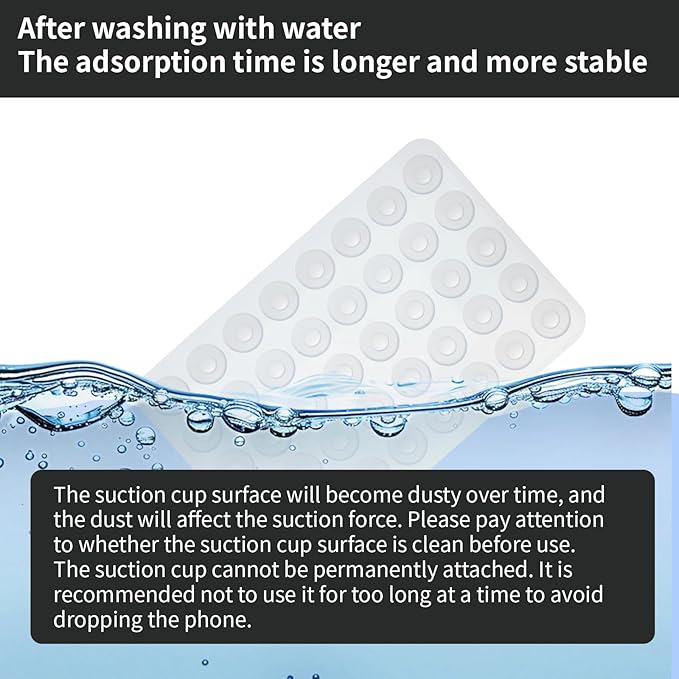 2 Pack Silicone Double-Sided Suction Grip – 40 Cups per Side, Strong Hold - Image 5