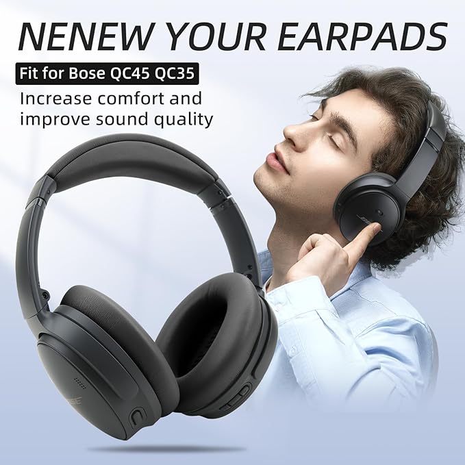 Ear Cushion and Protein Leather Replacement Headband Pad Kit - Image 2