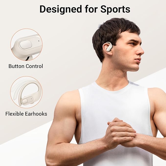 occiam Wireless Earbuds Bluetooth Headphones Ear Buds 96Hrs Playback Sport - Image 5