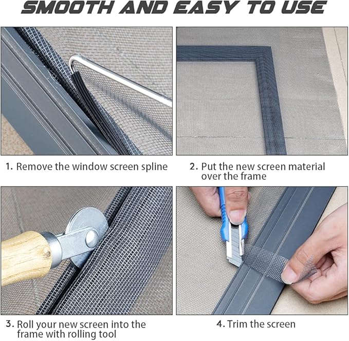 Fiberglass Screen Repair Kit, Wide Application - Image 6
