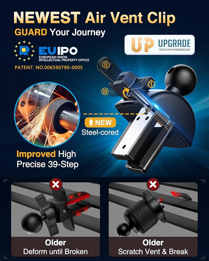 VANMASS Universal Car Phone Mount Dashboard Phone Holder, Handsfree Windshield - Image 6