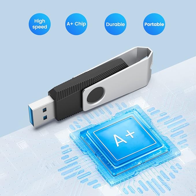 Aiibe 128GB USB 3.0 Flash Drive 5 Pack - Image 8