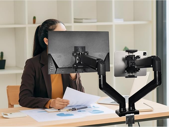 Universal VESA Mount Adapter for Tablets – Spring Clamp Holder for iPad and - Image 4