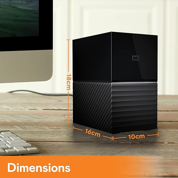 WD 44TB My Book Duo Desktop RAID External Hard Drive HDD, USB 3.1, - Image 2