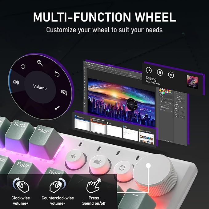 iRocks K74R Wireless RGB Illuminated Mechanical Gaming Keyboard, Hot-Swappable - Image 6