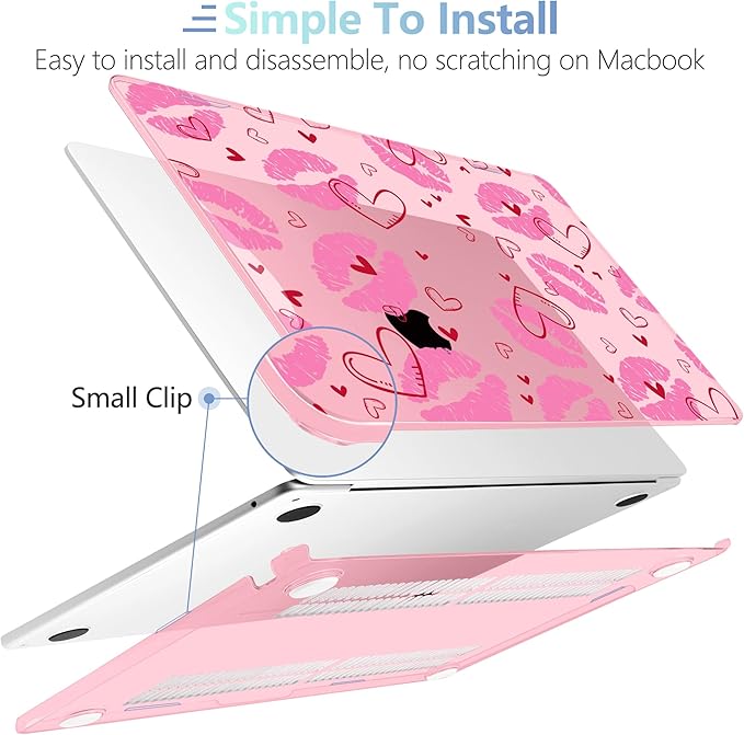 MEEgoodo Case for MacBook Air M4/M3/M2 13.6 inch 2025 2024 2022, Fit Model - Image 5