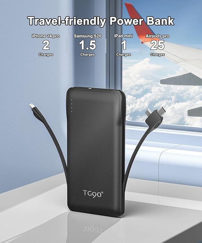 TG90° 2 Pack 10000mAh Slim Portable Charger - Image 6