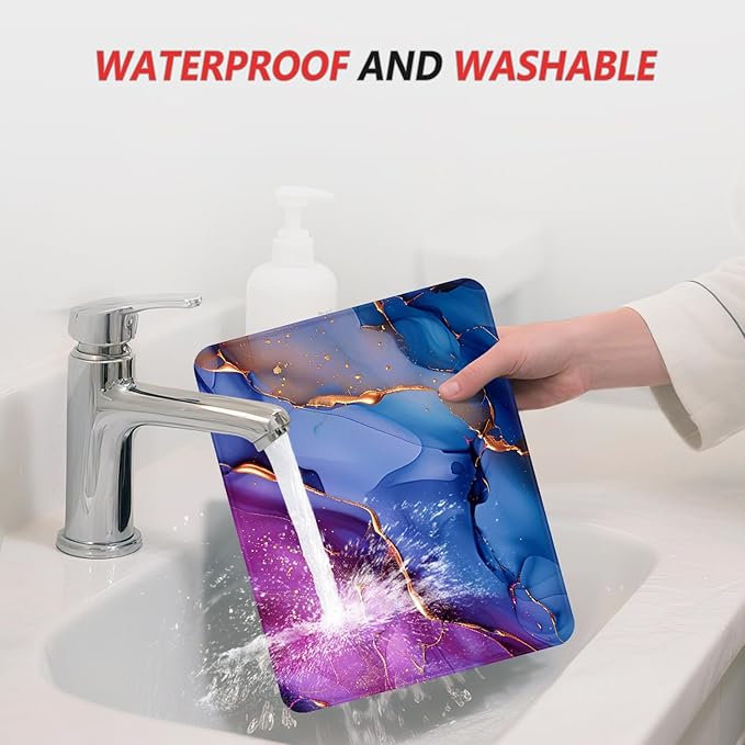 ITNRSIIET Mouse Pad Non-Slip Rubber Base Smooth Surface Stitched Edges - Image 6