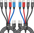 Travel Essentials, Dual Type-C 4 in 1 Multi Charging Cable by MPATIBY