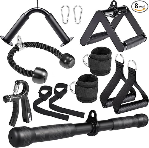 10-in-1 Cable Machine Attachments Set by YORWHIN
