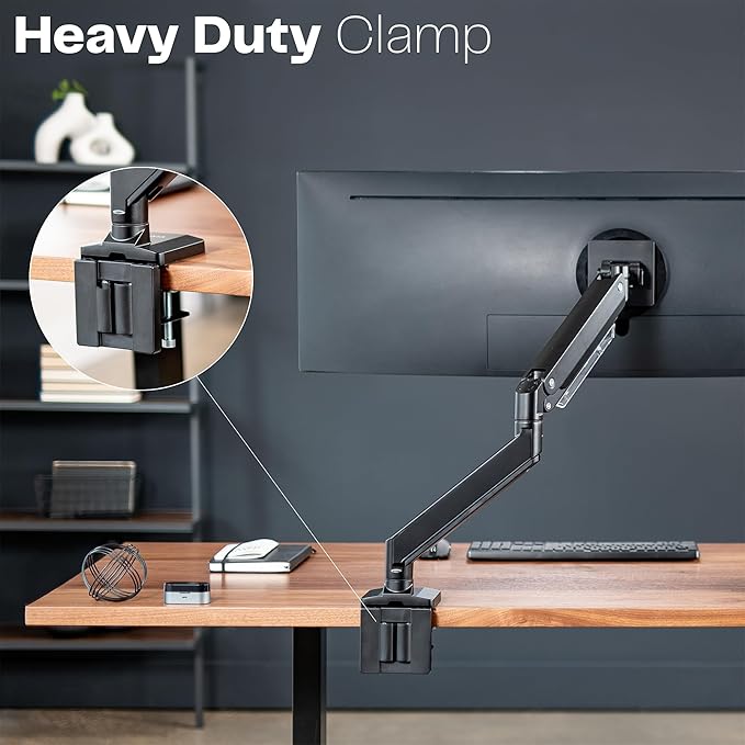 VIVO Premium Aluminum Heavy Duty Monitor Arm - Image 7