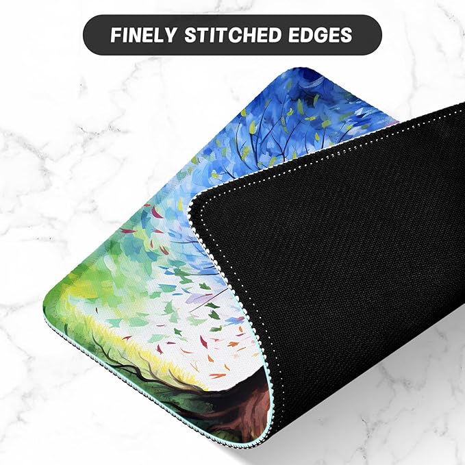 ITNRSIIET Mouse Pad with Stitched Edge Premium Textured Smooth Precise - Image 4
