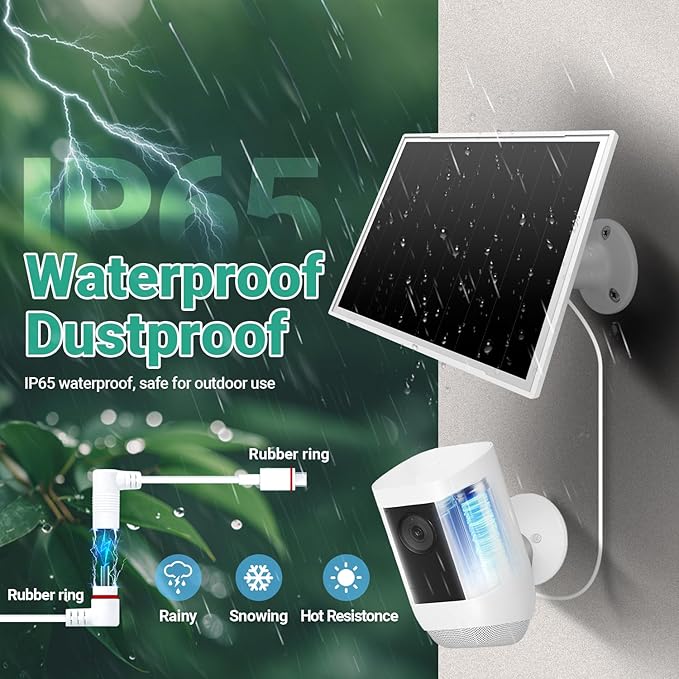 Solar Panel for Ring Camera, 8W High - Image 7
