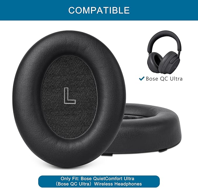 GEVO Earpads Replacement for Bose QuietComfort Ultra, Ear Pads Cushions - Image 2
