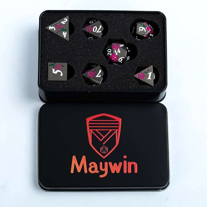 Metal DND Dice Set, Solid Metal Dice - Image 6