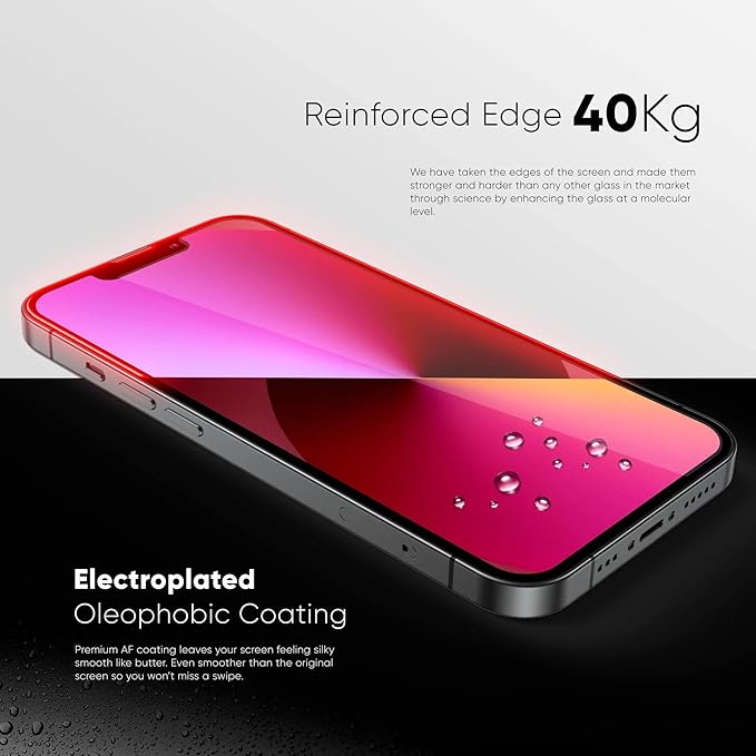 FLOLAB NanoArmour ONETIME PRO for iPhone 15 Pro Screen Protector, - Image 6