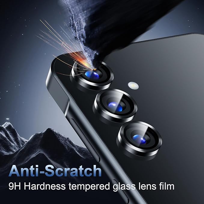 Korecase for Galaxy S25 Camera Lens Protector, 9H Tempered Glass Anti Scratch - Image 5